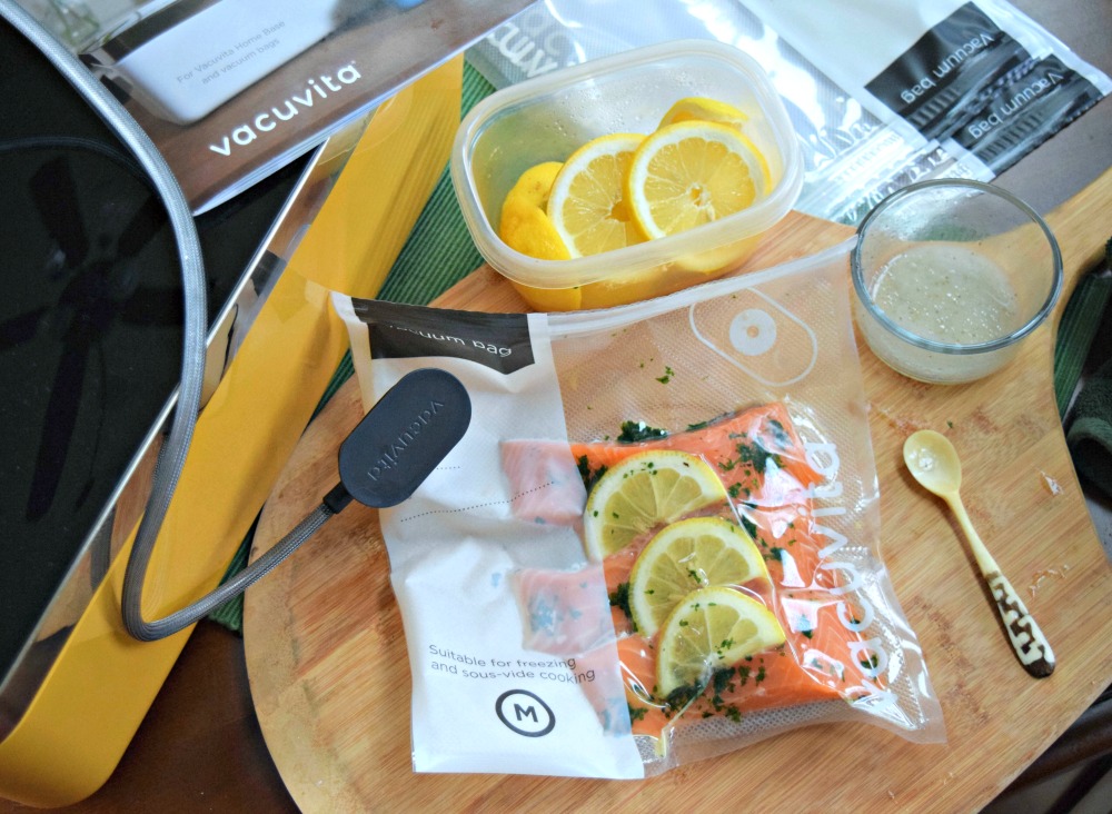 Vacuvita Freezer Friendly Lemon Ginger Salmon