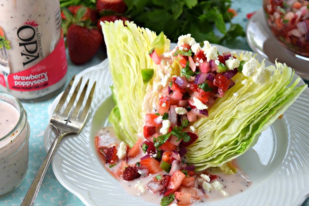 strawberry wedge salad