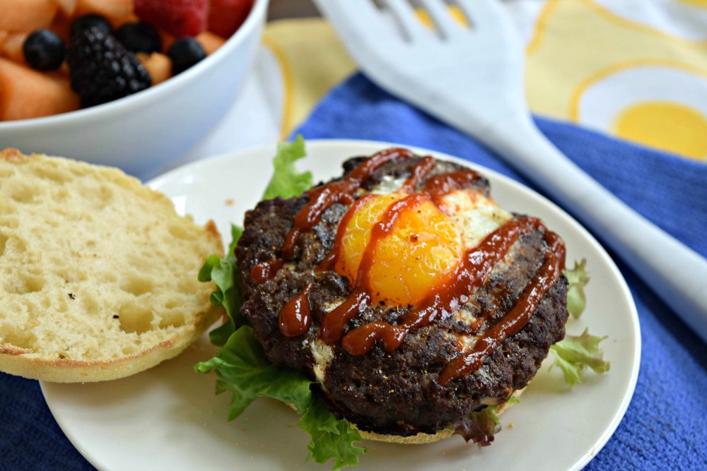 Egg-In-A-Hole Burger Recipe - How to Make an Egg-In-A-Hole Burger