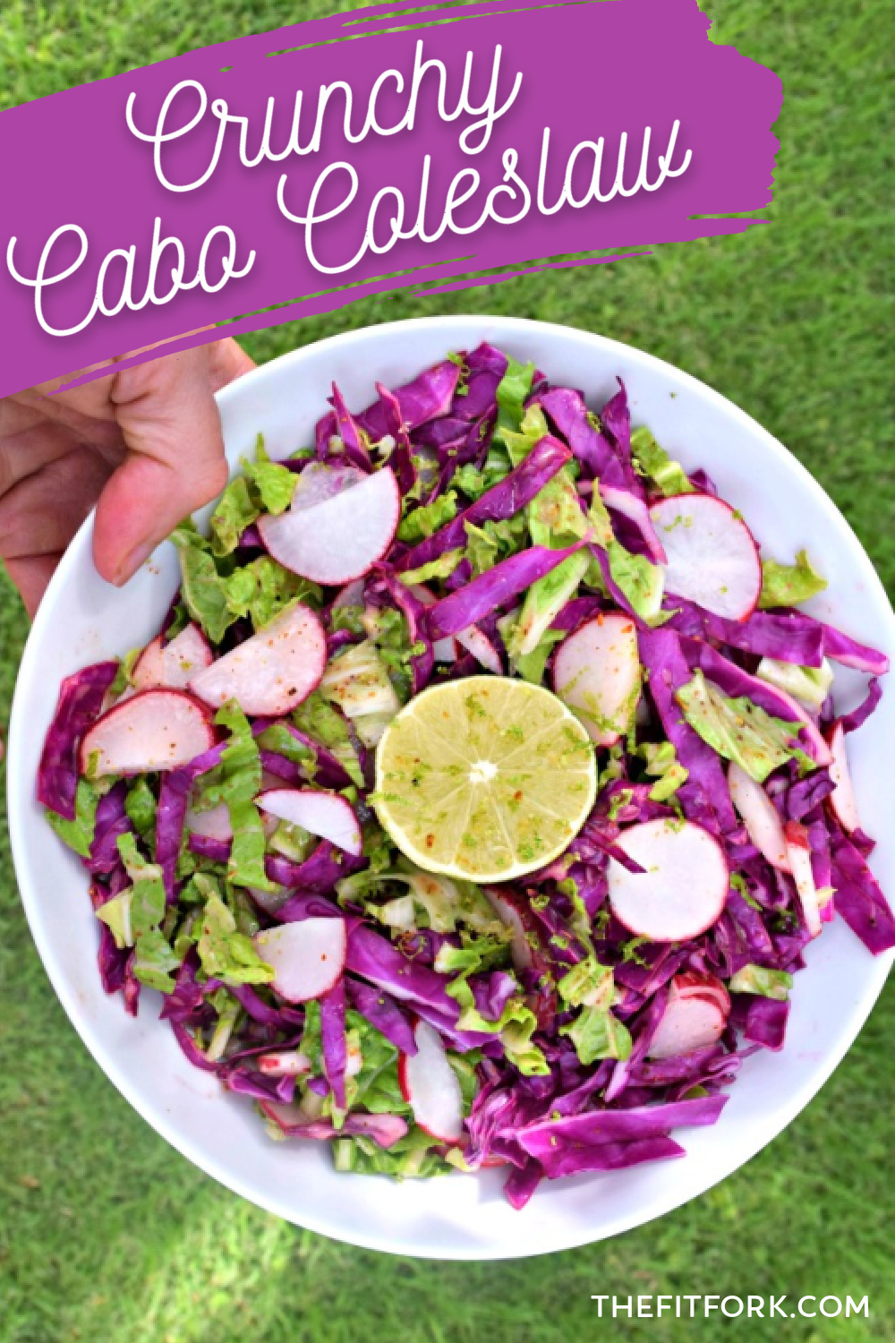 The perfect pairing with seafood or grilled chicken (or even as a salad alone), this colorful coleslaw featuring cabbage, jicama and radishes is a quick fix and easy side dish. Ideal for summer entertaining, can be made ahead -- wilt resistant!
