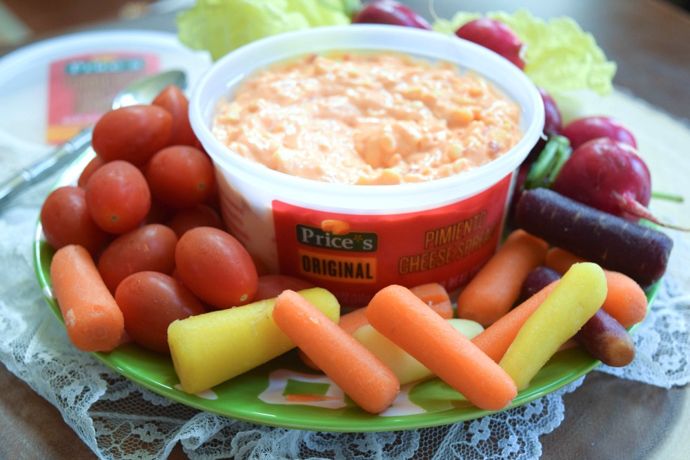 Prices Pimento Cheese and assorted veggies