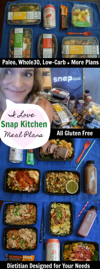 I Love Snap Kitchen Meal Plans - this subscriptions healthy meal services offer s 3, 5 and 7 day customizable menus with Paleo, Whole 30, Low Car, Camp Gladiator and others. Perfect solution to help you reach your goals . . . or just keep you out of the kitchen if you don't have time to cook. You can skip weeks and cancel anytime -- use code SNP-2482 to save $20 of your first order. 