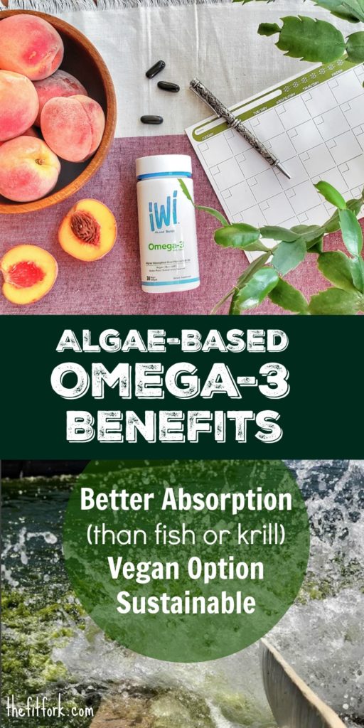 Algae Based Omega 3 Benefits include better absorption over fish and krill, vegan/vegetarian, ocean-friendly and sustainable. A great supplement to take care of your health and wellness.