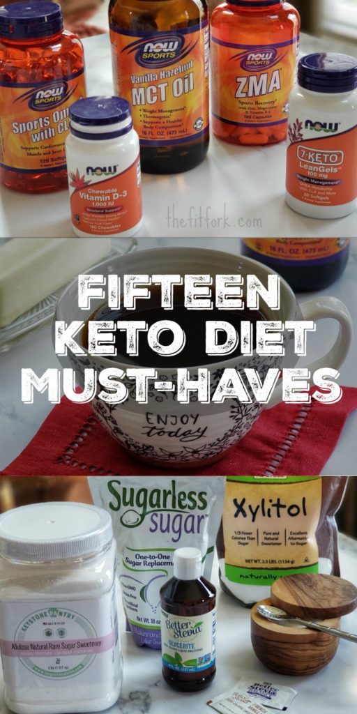 Fifteen Keto Diet Must Haves , everything from cookbooks to coffee and supplements to snacks. All the things you need to make life easier on a high fat, low carb diet. 