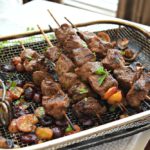 Balsamic Cherry Beef Kebobs are a quick and easy option for dinner, weekdays and weekends. Healthy grilling is a great way to keep proteins lean and add an assortment of fruits and vegetables to your meal.