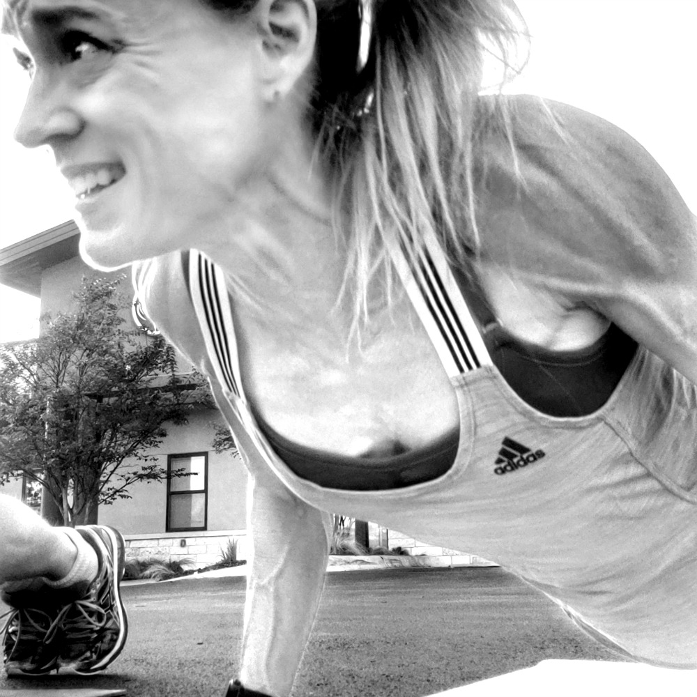 woman push up workout adidas