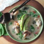 Gluten Free and Low Carb Chicken Verde Soup
