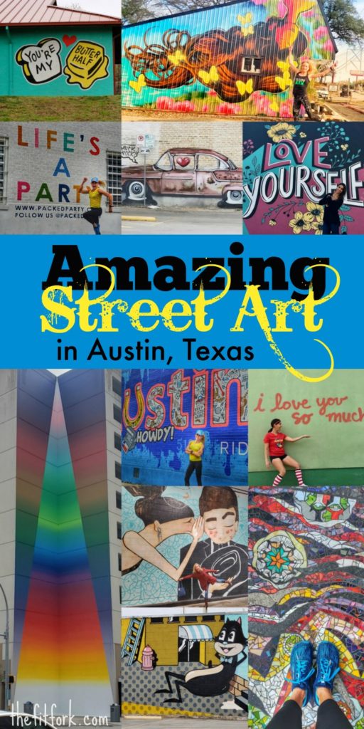 Amazing Street Art in Austin Texas: a collection of iconic and eclectic murals, mosaics and other colorful sights in this fun, laid-back, live-music town.