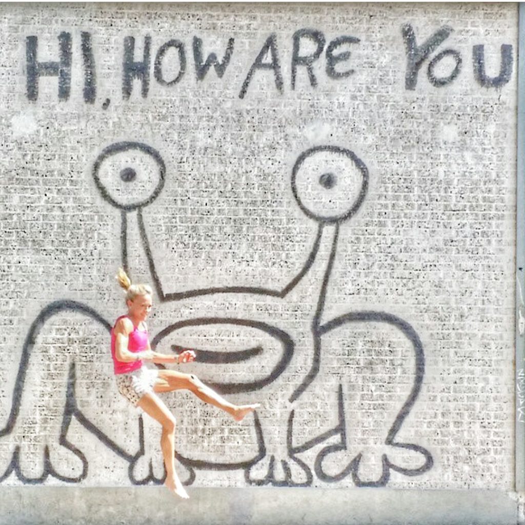 Hi How Are You Frog Mural, Austin, Texas 