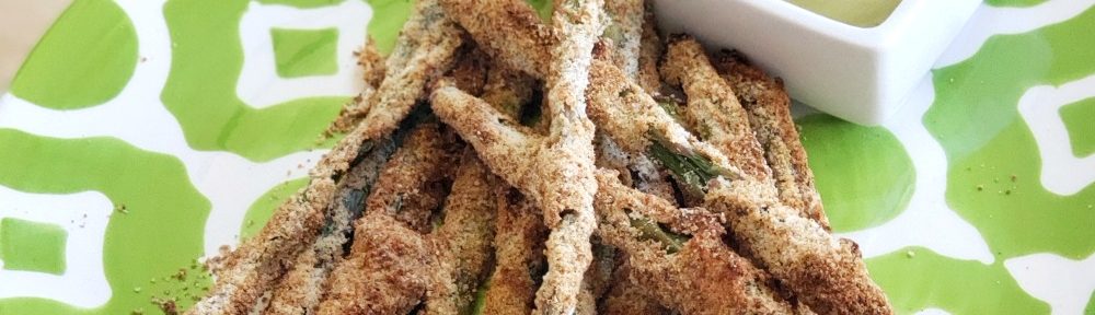 Asparagus Fries for Air Fryer - keto, whole30 and paleo compliant
