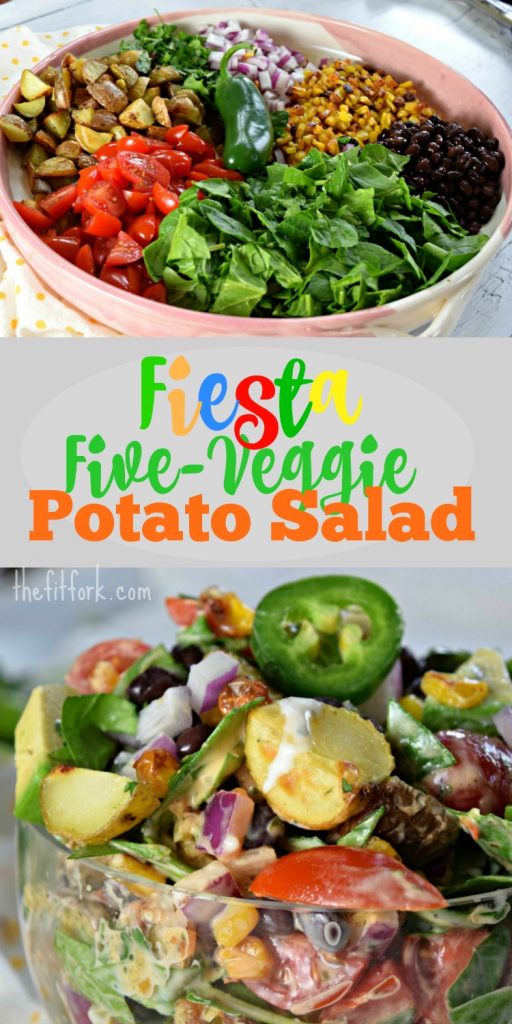 This easy Mexican Potato Salad kicks of the flavor and color of your next gathering -- plus adds extra veggies that you don't typically see in traditional potato salad. Perfect side dish for weekday dinners, pot lucks and picnics, and even meal prep.