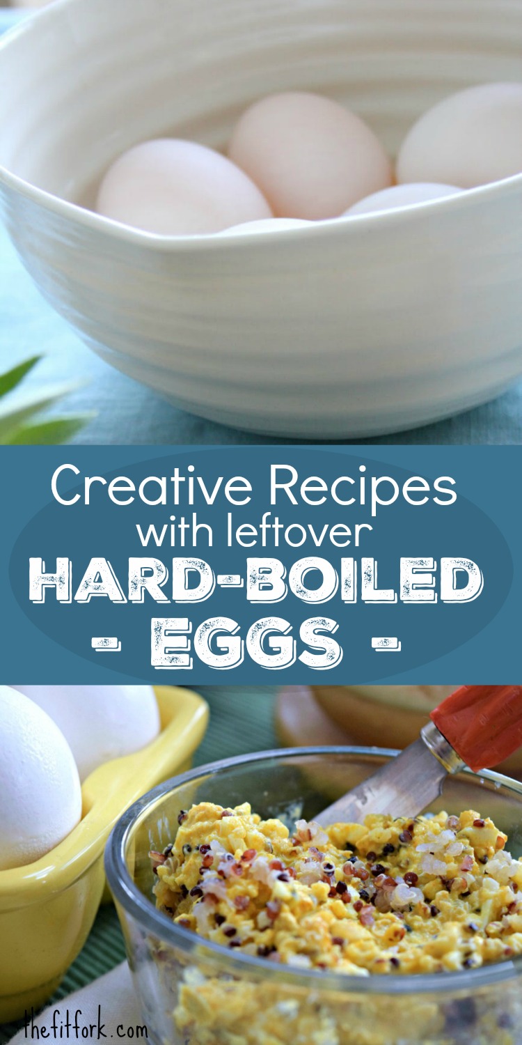 Creative Recipes with leftover Hard-Boiled Eggs - discover quick and easy ways to put together a quick lunch, dinner or snack with meal prepped eggs. 