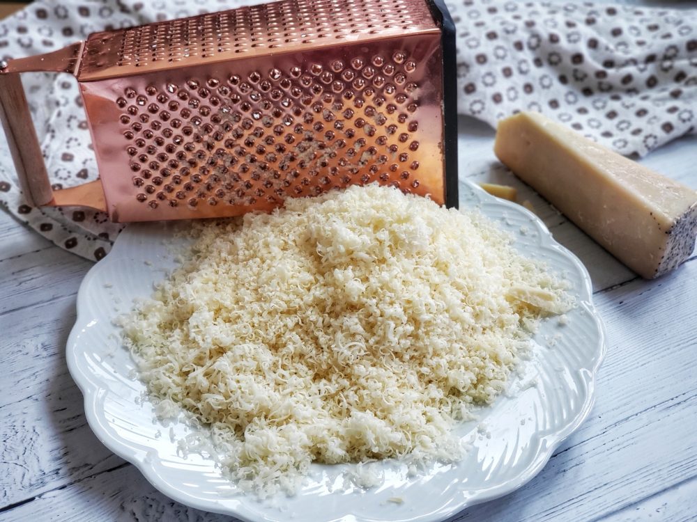 Grated Asiago Cheese for Cheese Crisps / Frico