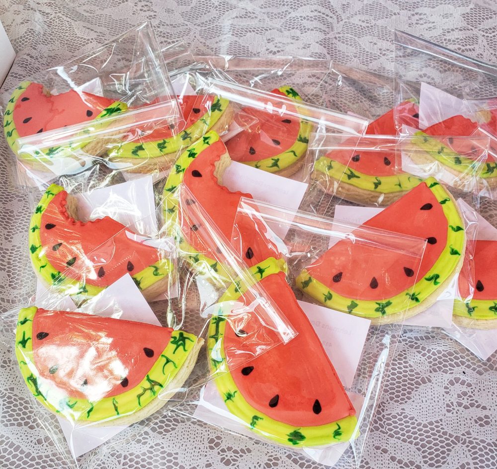 watermelon cookies