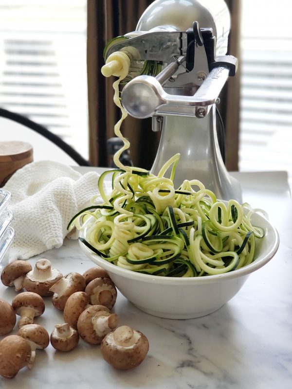 Kitchen Aide Spiralizer attachment for zoodles and more