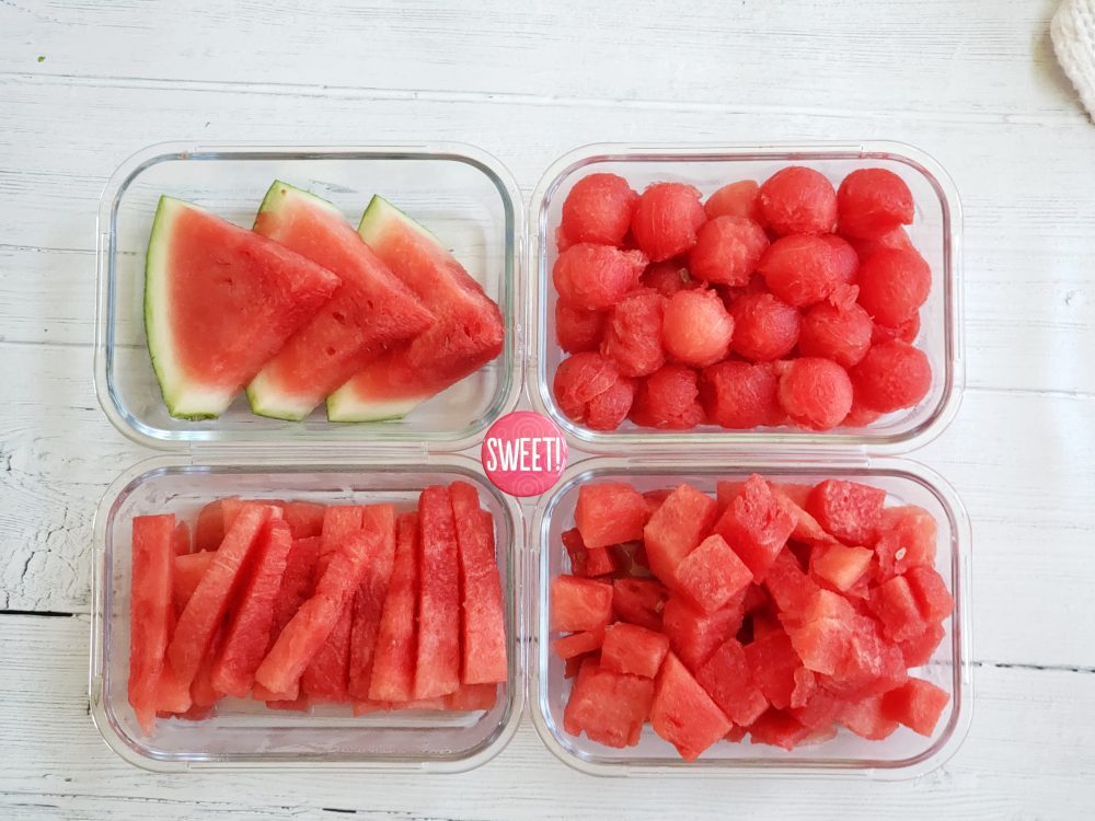 meal prepped watermelon