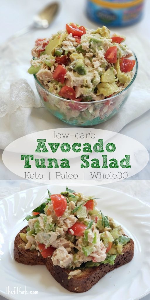 Low-carb Avocado Tuna Salad | Keto, Paleo, Whole30 - thefitfork.com