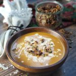 Butternut Squash Soup with Maple Pumpkin Seed Crumble - Paleo, Whole30, Vegan