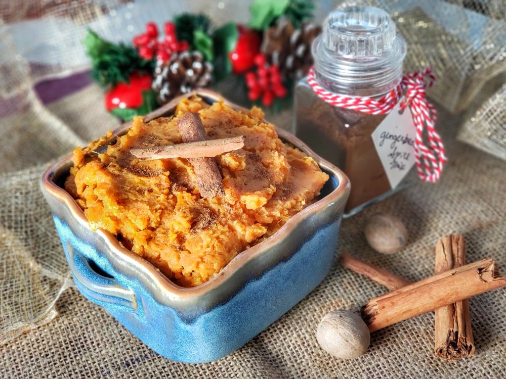 Gingerbread Spiced Sweet Potatoes with DIY Homemade Gingerbread Spice
