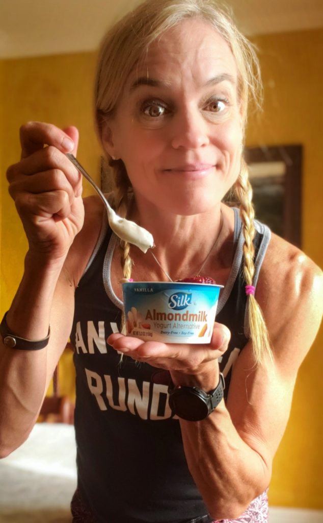 Jennifer Fisher Silk Almondmilk Yogurt Alternative workout fuel