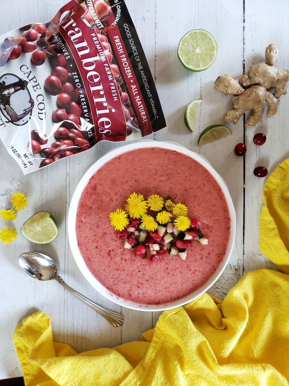 Cranberry Gazpacho with Cape Code Select 