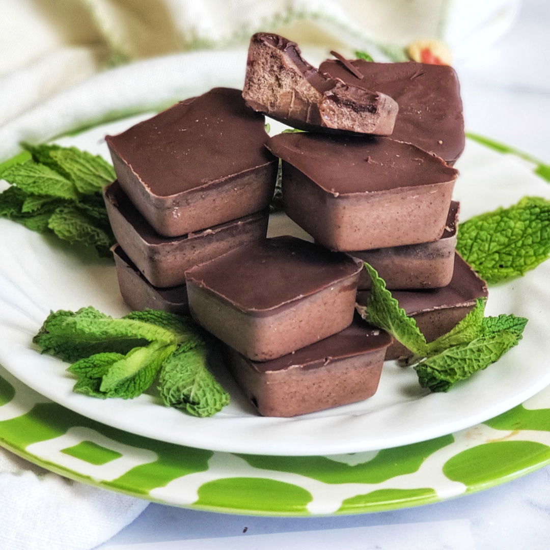 Chocolate Mint Protein Powder Fat Bombs