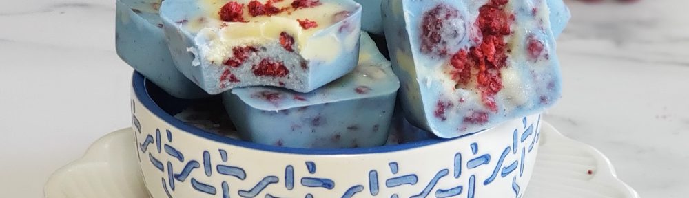 Berry White Chocolate Collagen Fat Bombs