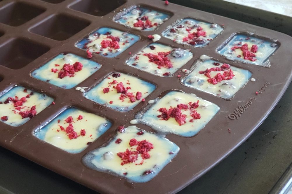 Berry White Chocolate Collagen Fat Bombs