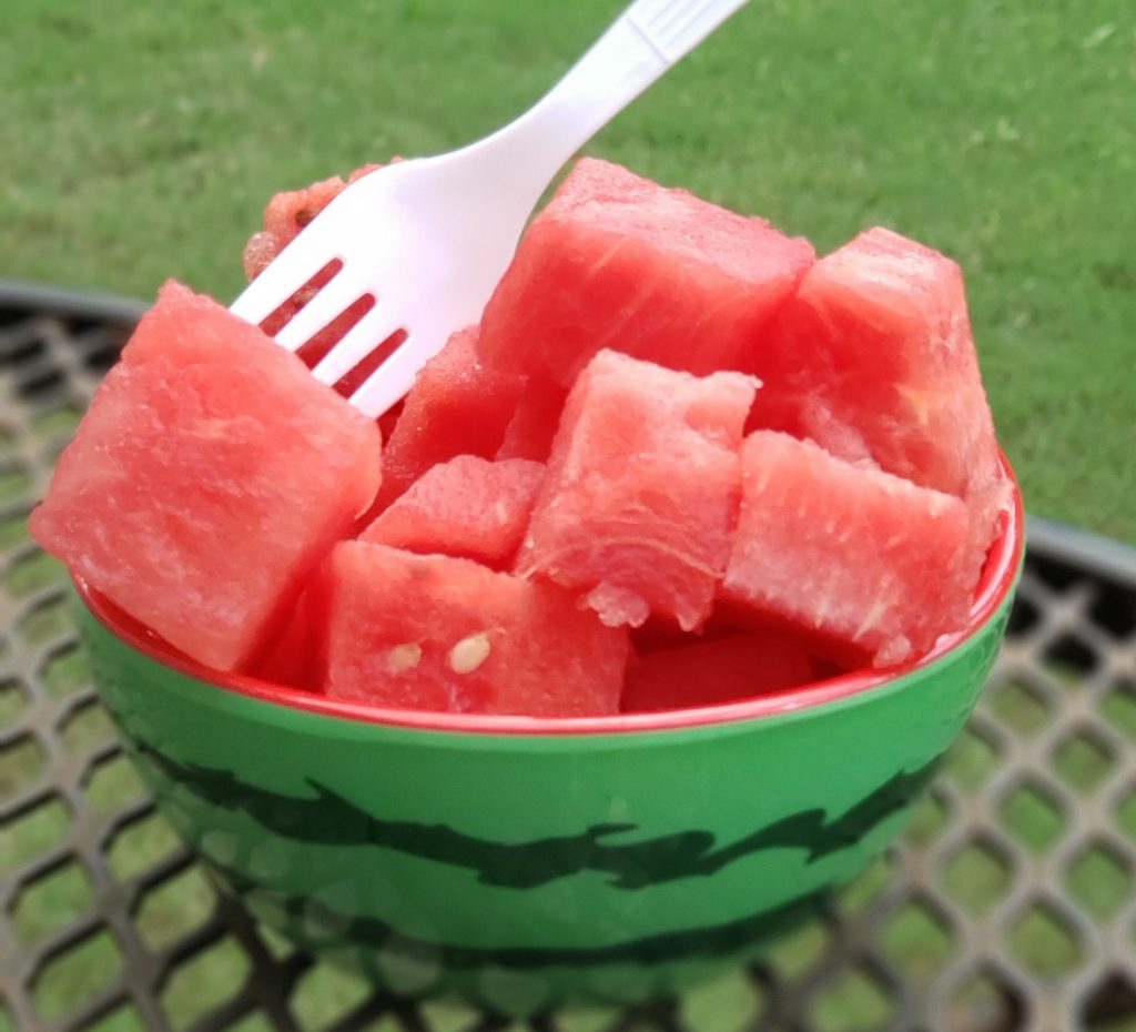 3 cups of watermelon has only 120 calories!