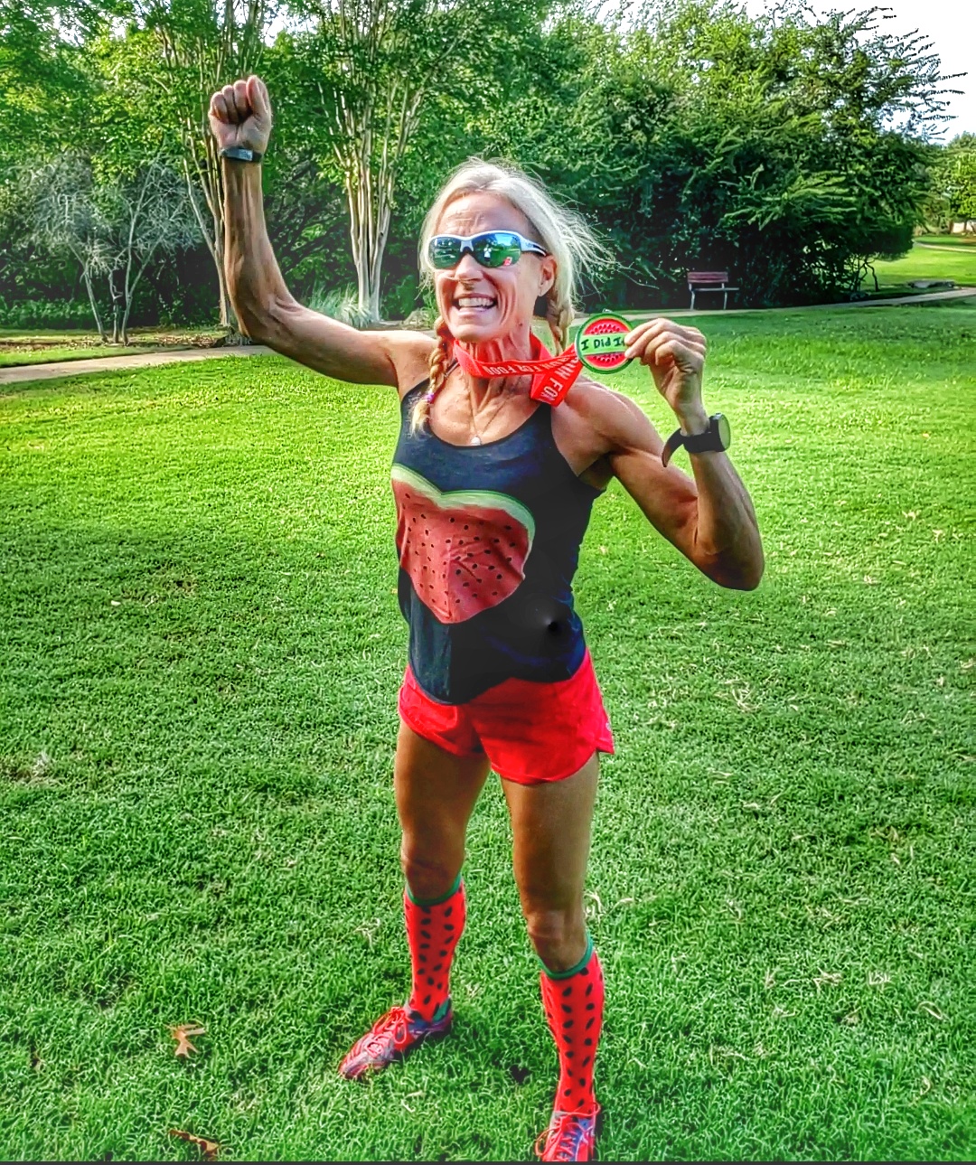 Jennifer Fisher the fit fork - watermelon is awesome fuel for runners 