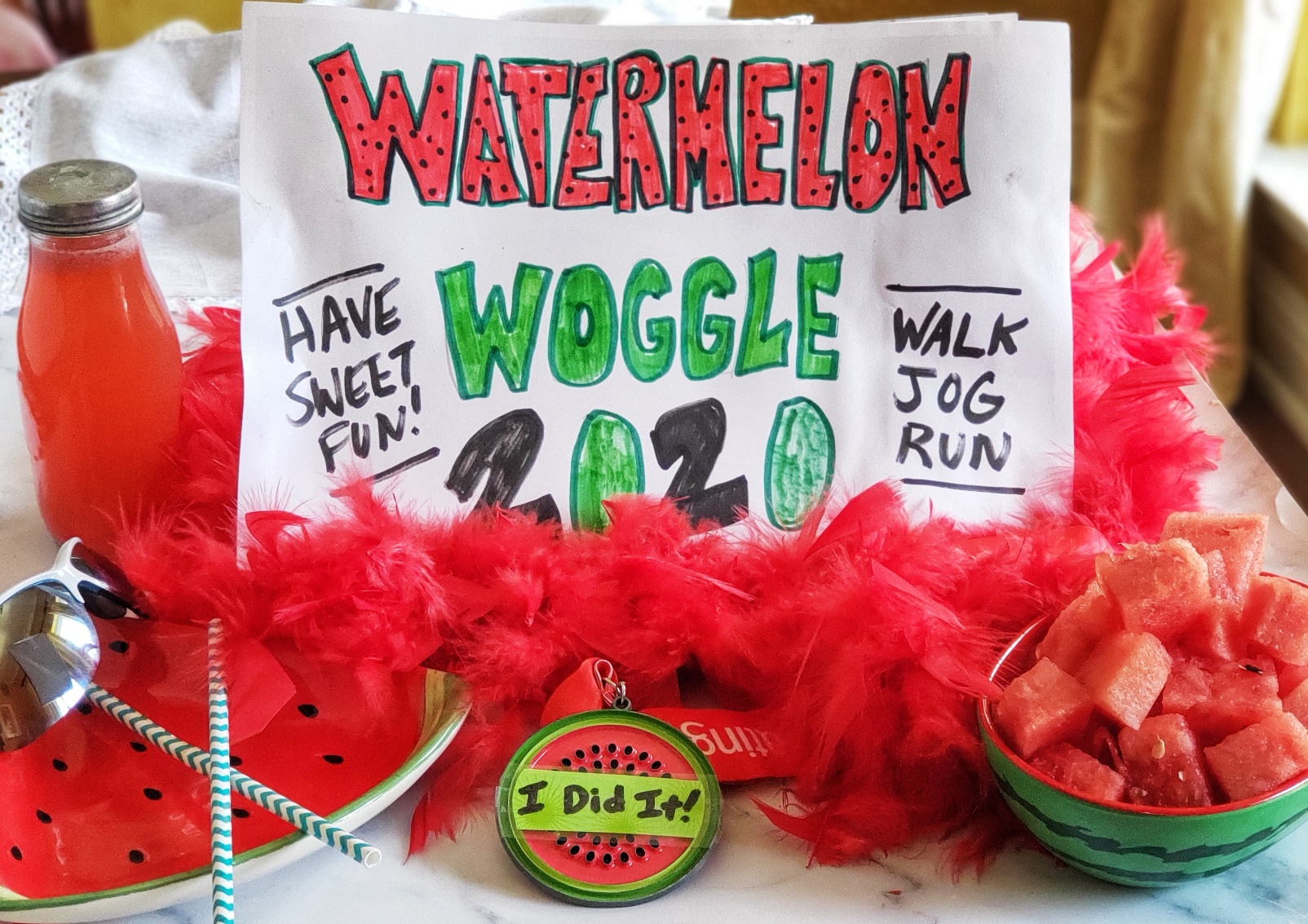 Virtual Watermelon Watermelon Walk Jog Run