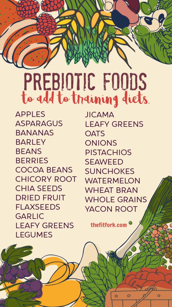 Prebiotic Foods to Add to Training Diets
