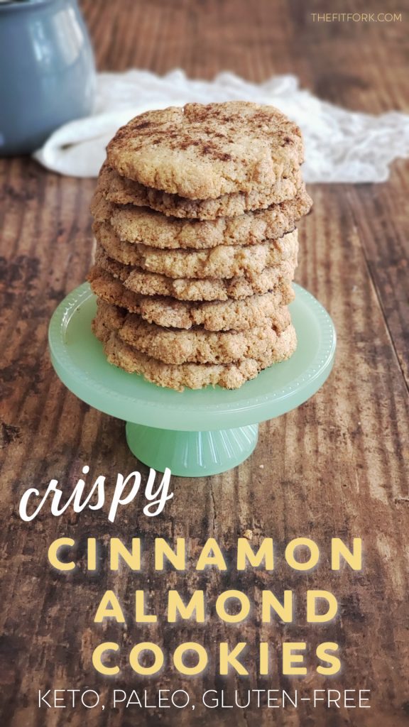 Crispy Cinnamon Almond Cookies are gluten-free and friendly for Keto, paleo and low-carb diets – get the recipe on my blog today. I used Spectrum Culinary™ Keto Blend Organic Olive & MCT Oil from @SpectrumOrganics for added nutritional benefits. 