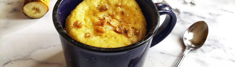 This easy mug muffin cooks up in 1 minute and provides a warm, nourishing breakfast on your busiest days! Gluten-free.