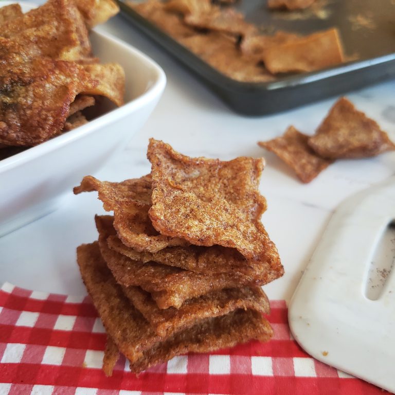 Cinnamon Peanut Butter Egg White Chips – Low Carb, Gluten Free ...