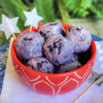 These blueberry chocolate chip cheesecake inspired "bites" satisfy your sweet-tooth with no added sugar. Plus, added collagen gives a protein boost to provide a sustaining snack and post-workout refuel. Super easy, no bake! Low carb and keto friendly.