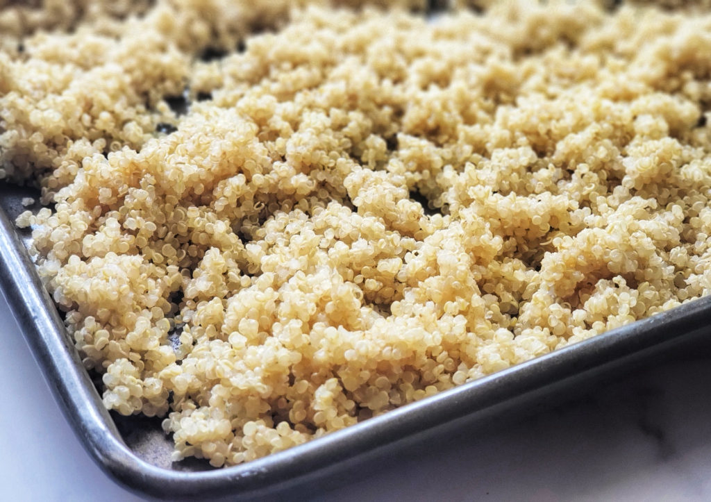 Popping quinoa gives it a wonderful aroma, crunchy yet chewy texture, and nutty flavor -- eat like popcorn, toss on everything from yogurt to salads, or use as an ingredient in recipes like energy balls or granola bars.