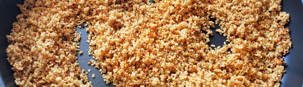 How to make toasted, puffed, popped quinoa