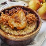 Treat yourself to a warm and cozy breakfast, enjoy the health benefits and nourishment of quinoa studded with chia seeds, pears, pecans and toasted coconut! So delicious and only 5 to 6 minutes to make!