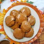 Whip up a batch of these amazing autumn-inspired pumpkin spice cookies in under 30 minutes! Lower carb, gluten-free plus, soft, chew and amazing flavorful -- especially with the coffee glaze!
