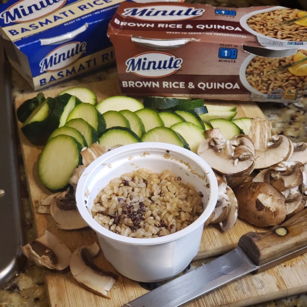 Minute rice cups and brown rice & quinoa cups can be made in 60 seconds. Simple ingredients, nothing artificial, no weird processing. The cups are BPA free and can be recycled.