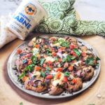 Veggie & Labne Pizza with Pull-Apart Crust is a quick and easy dinner or appetizer solution that is ready in less than 30 minutes. The no-rise, three-ingredient crust features labne, a creamy kefir cheese, that keeps the quick crust tender yet crispy. Try the genius tip to make a “pull apart” crust so no pizza cutter or knife required. Top with your favorite veggies. So fun for a quick dinner or appetizer to share.