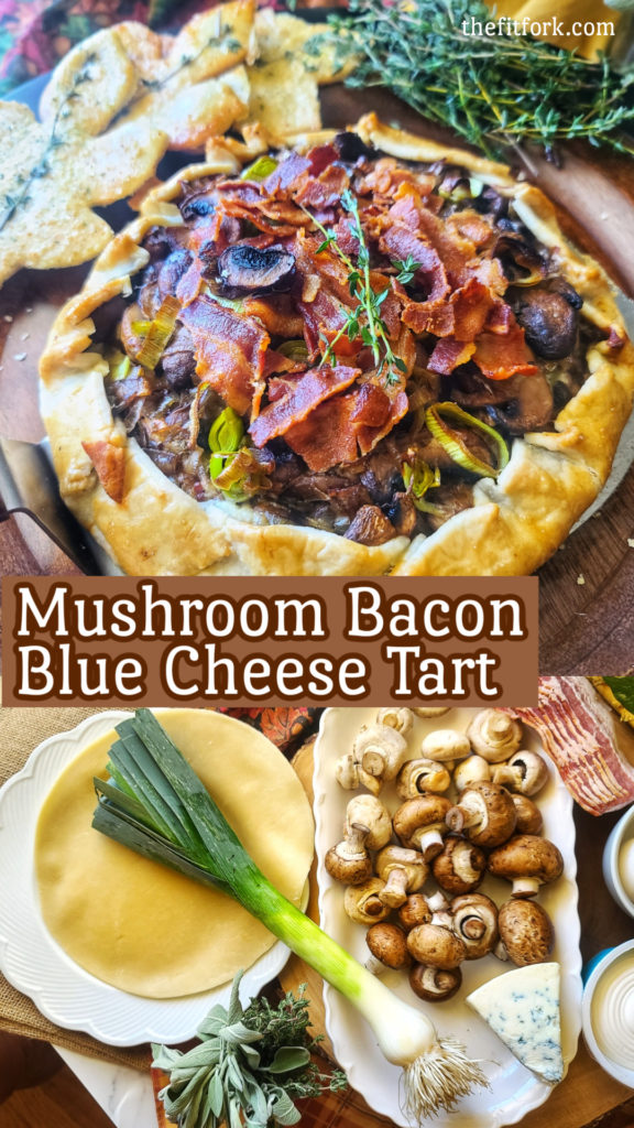 o bold and beautiful, this mushroom blue cheese tart is filled with flavor and easy to make thanks to a frozen pie crust! Sever with a green salad for a brunch or light dinner -- or as an appetizer for your fall-season party!