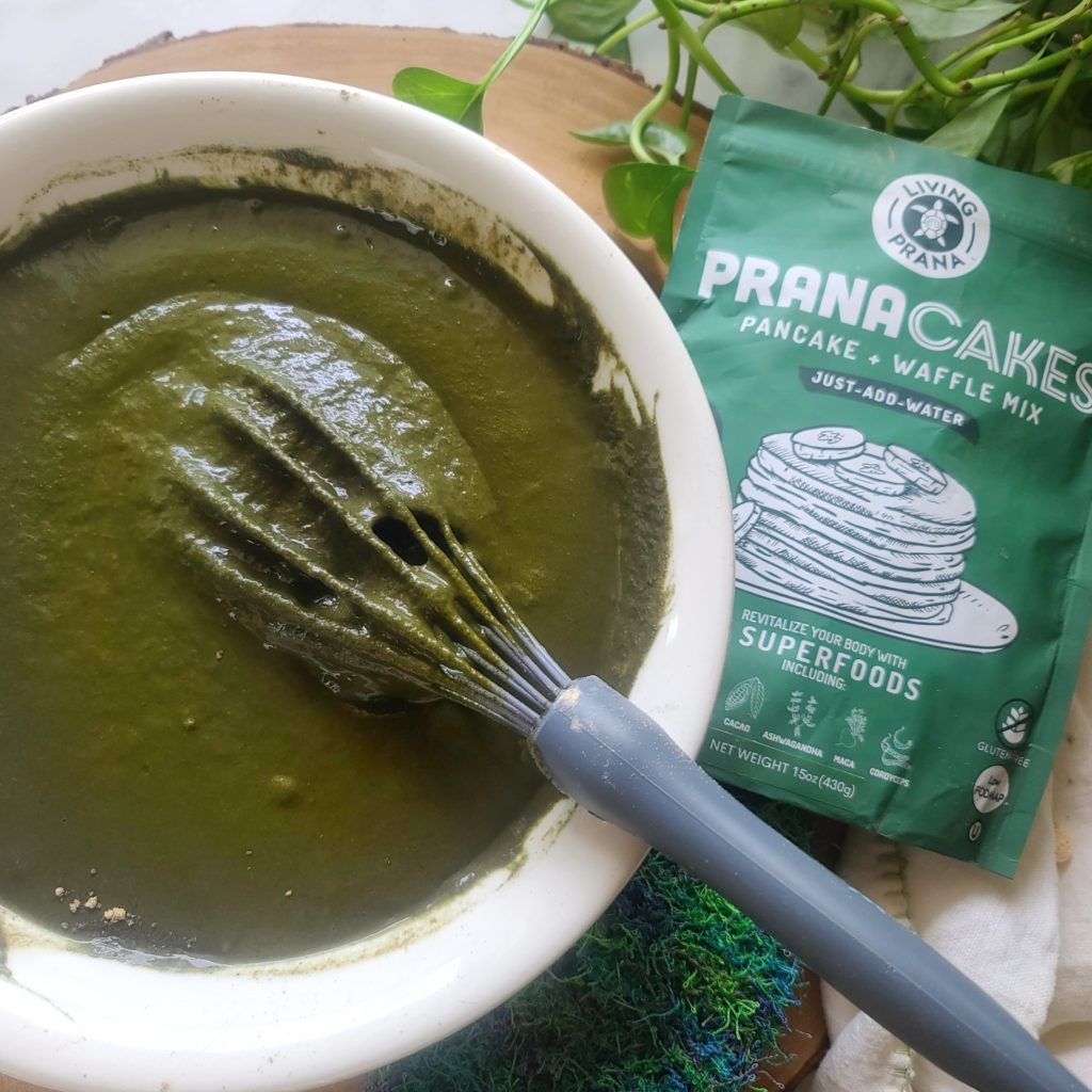 PranaCakes Pancake and Waffle Mix made with 9 superfoods and is gluten-free, diary-free, grain-free, vegan, paleo . . 