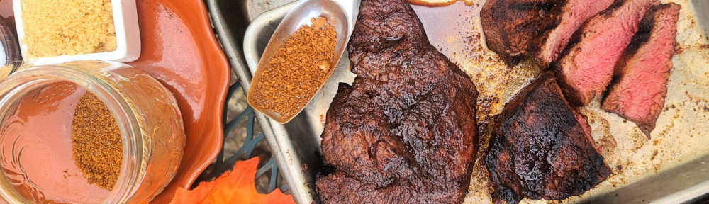 This easy steak rub recipe is bursting with the flavors of fall and adds a seasonal sizzle to tender cuts of steak like tenderloin, flat iron, strip, ribeye and more.