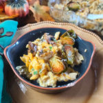 This delicious, hearty mac and cheese can be made ahead and baked as a side dish for Thanksgiving or other family meals! It's a 9x13 casserole crowd pleaser!
