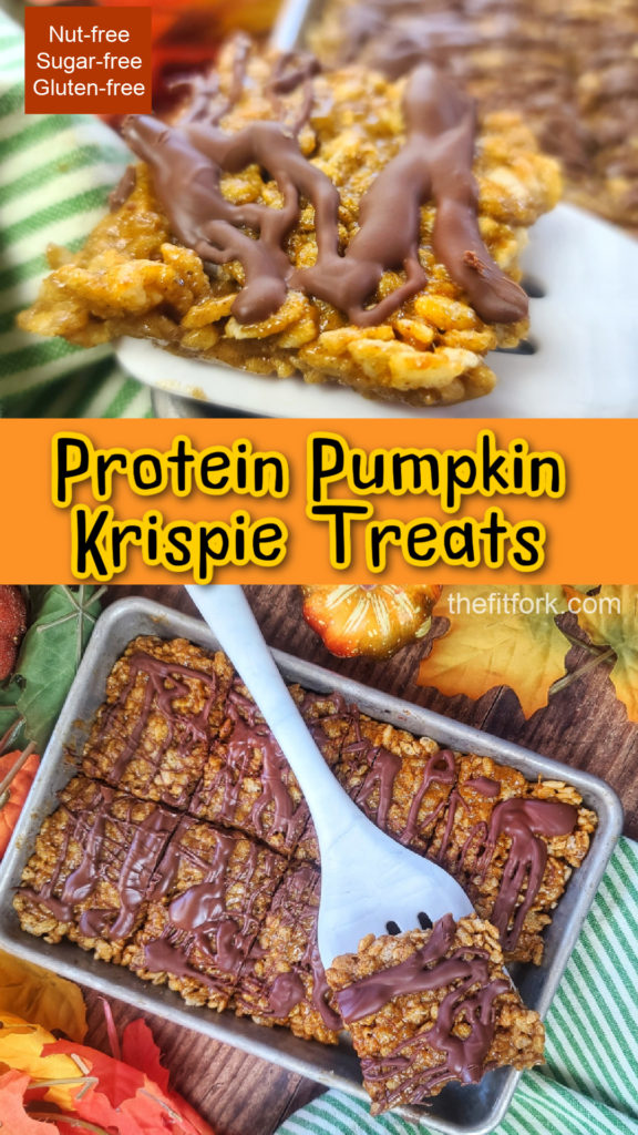 You’ll feel a wave of nostalgia with every bite of these better-for-you rice krispie treats, mixed up with real pumpkin to celebrate the season. No marshmallows or added sugar, plus protein for a balanced snack – this easy recipe is a winner and works for gluten-free, nut-free, vegan diets and more.