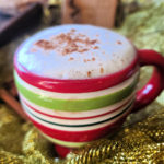 Gingerbread Chai Oatmilk Latte with Collagen – my better-for-you version of a coffee shop holiday and Christmas favorite. Easy to make, no added sugar, and a boost of protein plus other benefits. 153 calories, 14g protein