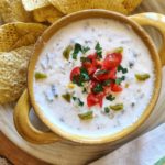 Lower in fat, but still ooey-gooey, this high protein green chili queso features blended cottage cheese as the hero. Simple to make in the microwave, only 4 ingredients – delicious and nutritious! 100 calories per serving with 11g protein. A healthy appetizer or topping for your Mexican-inspired meal.