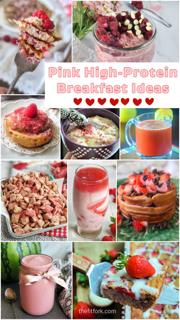Put pink power into your breakfast or post-workout refuel with these amazing delicious, nutritious and easy protein recipes that feature "pink" ingredients like strawberries, raspberries watermelon , hibiscus-- even beets!